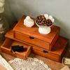 1 Set Wooden Jewelry Storage Cabinet Desktop Sundries Finishing Storage Box Dresser