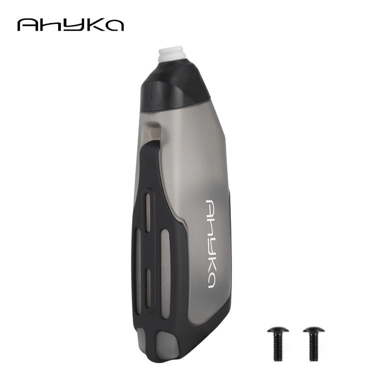 AhyKa Aerodynamic Bike Water Bottle Set 600ml Lightweight Road Bike Cycling Water Bottle Squeeze to Drink Design