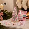 Handmade Gift for Craft Lovers DIY Beaded Tree Kit Adults, Christmas Bead Kit, Holiday Activity Relaxation 3D Ornament Tabletop Mantel Decoration