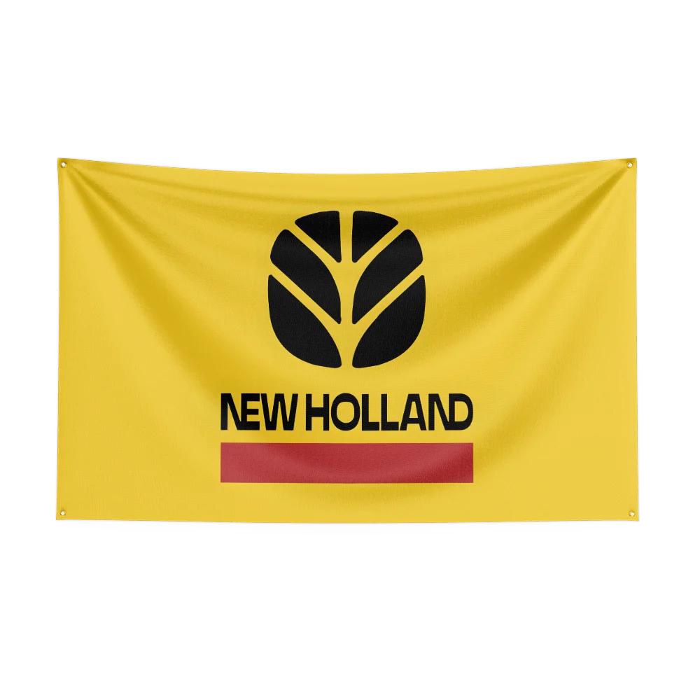 35 футов Тракторы New Holland NHAGs Флаг Полиэстер Цифровая Печать Инструмент Гобелен Баннер Занавес Для Декора Сельское хозяйство