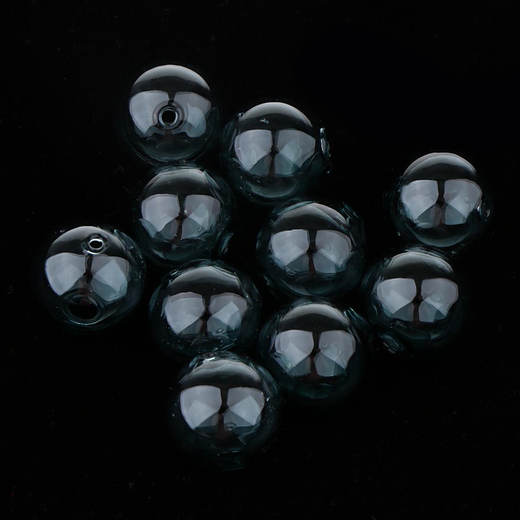 10шт глобус стеклянная бутылка подвеска DIY ремесло ювелирных изделий синий