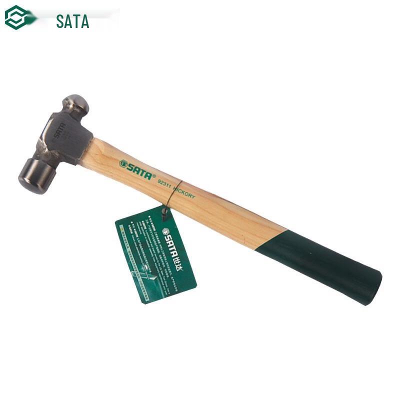 SATA Wooden Handle Round Head Hammer