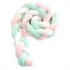 3 Strands of Knotted Braided Strips for Children's Room Maternal and Infant Grade Crib Fender Anti-collision Strip Safety Fence