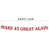 Блестящий баннер MAGA 45-й День Рождения Смешной Баннер для 45-го Дня Рождения Красный Баннер - Украшения для 45-й Свадьбы - Украшения для Юбилейной Вечеринки