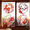 Colorful 2026 New Year Window Stickers Year of Horse Window Glass Decor  Party Display Window