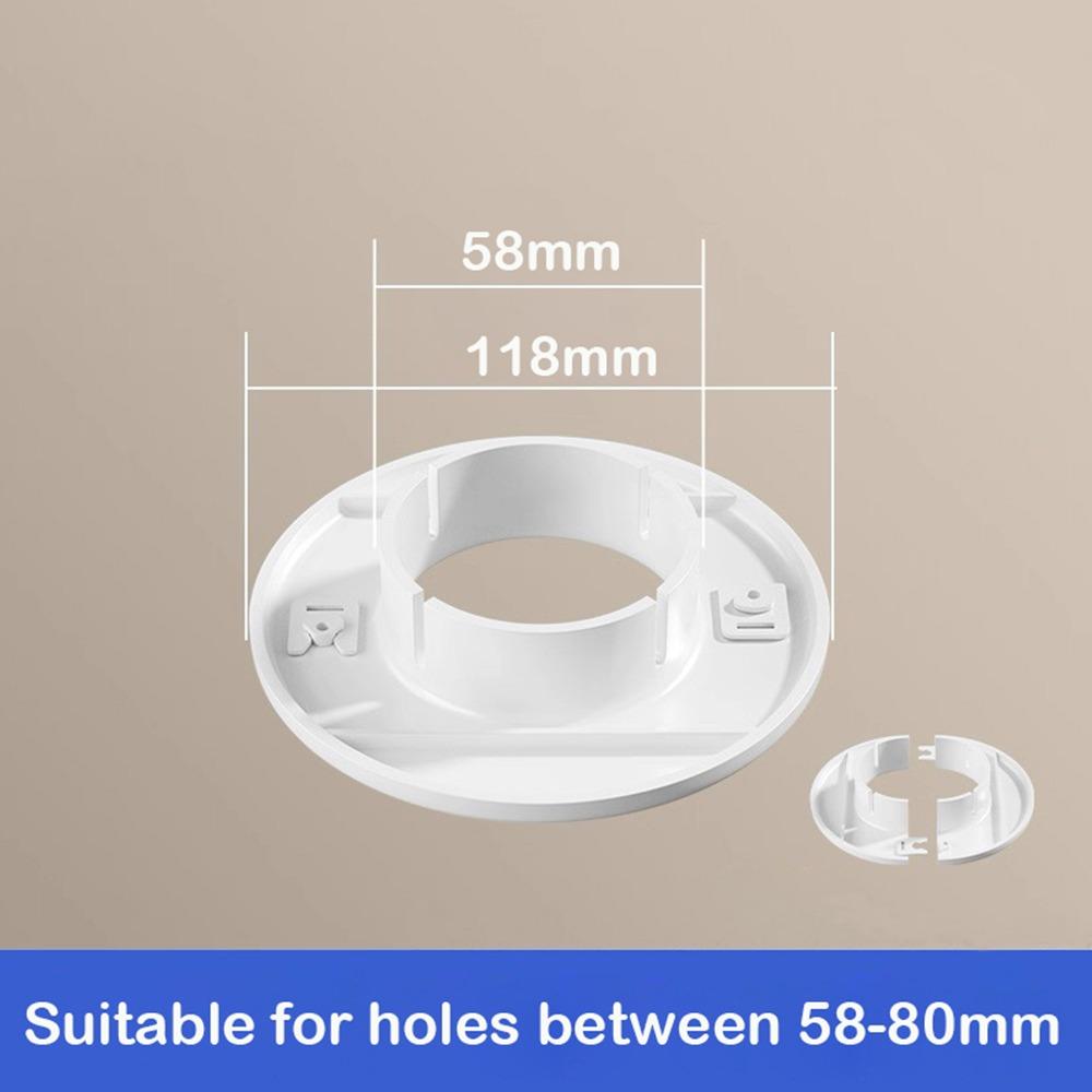 Split Type Air Conditioning Pipes Cover Plastic Wall Hole Duct Cover  Cable Entry