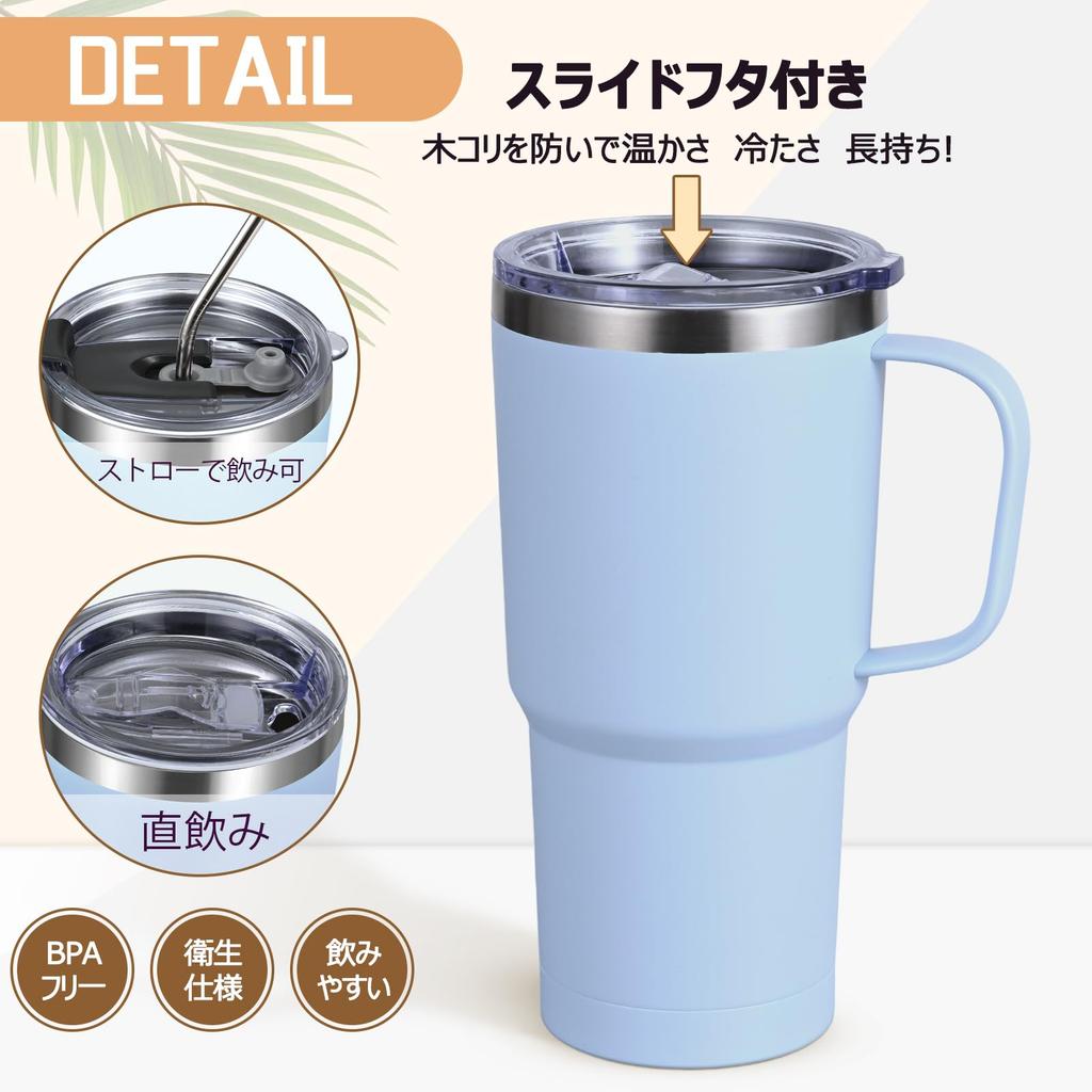 Livole Vacuum Insulated Stainless Steel Coffee Keeps Hot or 600ml Large with Travel Large Thermos with Perfect for and Carbonated Perfect for Outdoor