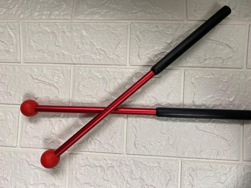 Heavy-Duty Electronic Drumstick Stand with Multicolored and Wrist-Opening Practice Sticks