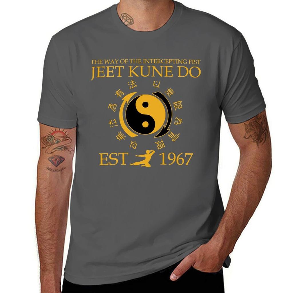 Графика футболки с боевым искусством Jeet Kune Do для мальчика, простая, на заказ, мужская одежда
