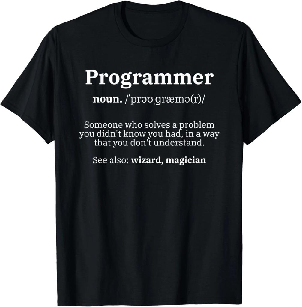 Definition Programmer Meaning - Computer Science _ Coding Gift Unisex T-Shirt