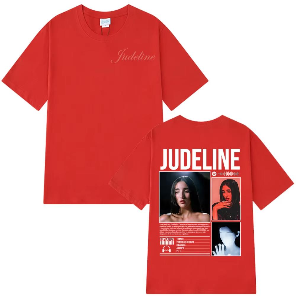 Singer Judeline Album Tour 2026 Print Tees Unisex Women Fashion Tshirts Summer Shortsleeved 100 Cotton Aesthetic Trend Tshirts