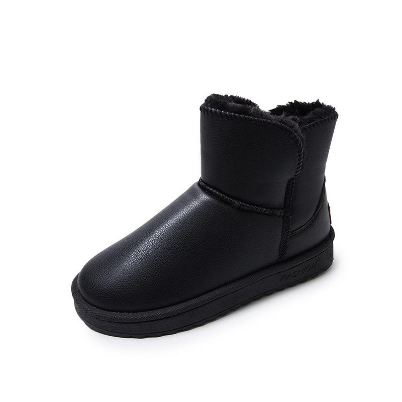 Тенденция водонепроницаемости из плюша, мода, зимние сапоги с толстой изоляцией, тенденция женских сапог