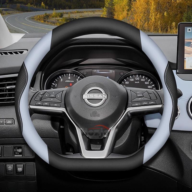 Кожаный чехол на руль автомобиля для Nissan Patrol Y63 Xtrail Kicks Qashqai Versa Sentra Altima Armada 2011 - 2025 Аксессуары