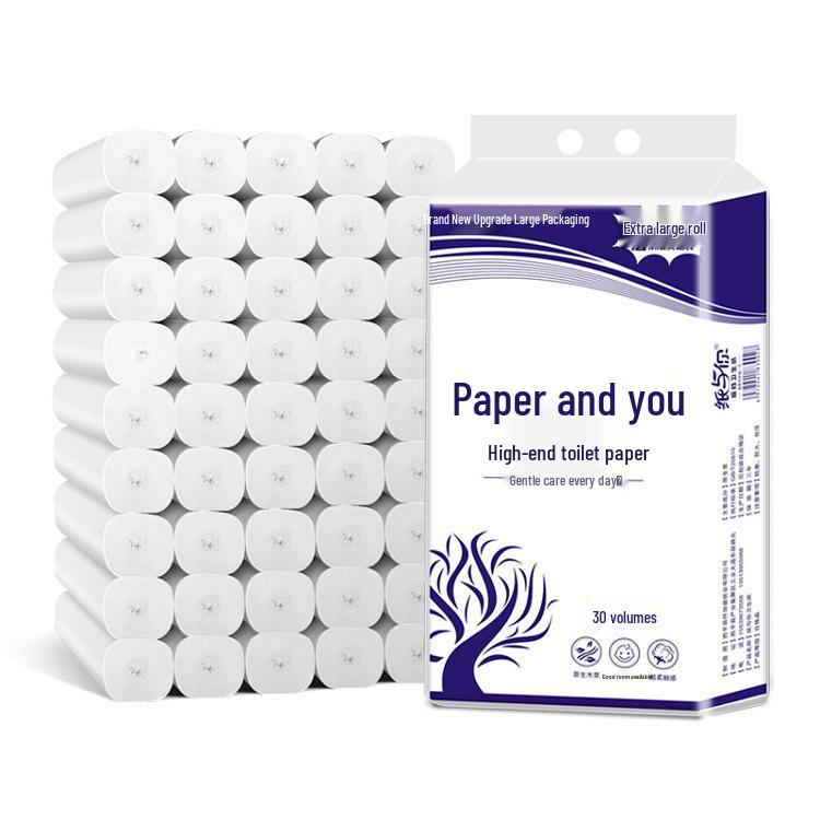 Paper & You Водостойкая Семейная Упаковка Туалетной Бумаги и Бумажные Полотенца с Рисунком