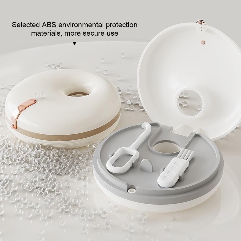 Ящик для хранения брекетов-пончиков Ящик для хранения ортодонтических ретейнеров для невидимых брекетов Портативный ящик для хранения зубных протезов