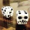 White Skull Bone Dice Six Sided Skeleton Dice Club Pub Party Game Toy Resin Dice For Children Adults