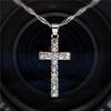 Necklace Cross Necklaces Women Jewelry Choker Chain Stylish Personality Cross Diamond Pendant