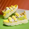 Fashion 2024 Fashion Yellow Sandals For Men Summer Non-slip Men's Sports Sandals Hook Loop Platform Beach Slippers Men Sandalias Hombre