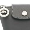 New LONGCHAMP Le Pliage Green Canvas With Leather Trim Dumpling Bag Canvas Bag Coin Purse Women's Gray 30016919P66