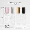 10 мл стеклянный мини-флакон для духов с крышкой для многократного использования