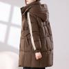 Fashion Women Winter Long Coats Elegant Thick Warm Parkas Hooded Loose Outerwears Lady Jackets