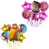 10Pcs Masha And The Bear Birthday Decorations Balloons For Children