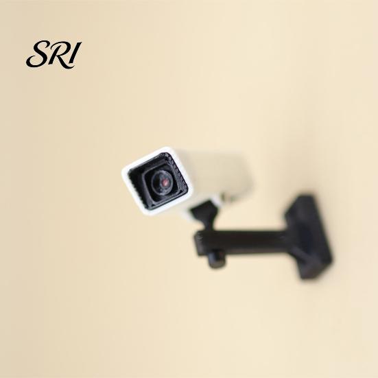 Small Scale Surveillance Prop Mini CCTV Camera 1:12 Miniature Model Realistic Home Security Decor Dollhouse Accessories for Garage Scene Display
