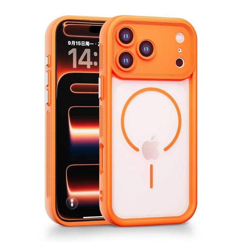 Luxury Matte For Magsafe Transparent Phone Case For iPhone 17 Air 16 15 14 13 12 Pro Max Plus Magnetic Shockproof Bumper Cover