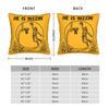 Pillow Cover He Is Risen Boho Easter Christian Jesus Vintage Pillow Case For Sofa Bedroom Home Decor Pillowcases