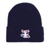 Bowknot Cat Warm Knit Cap Beanie, Skullies Beanies Thermal Warm Simple Gorro Knit Hat Beanie