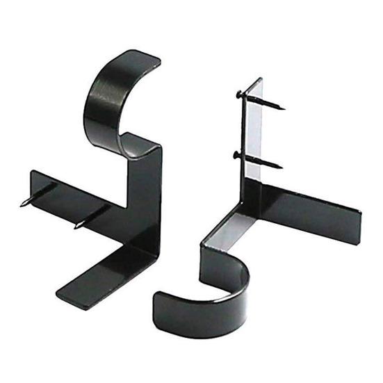 1 пара кронштейнов для карниза для штор. Нержавеющие, прочные, выдерживающие нагрузку, универсальные, простые в установке. Нет