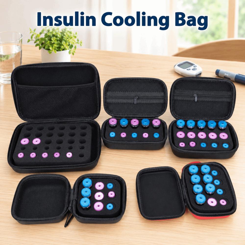 Multiple Slots Insulin Vial Storage Case 3-10ml Insulin Organizer Diabetes Care