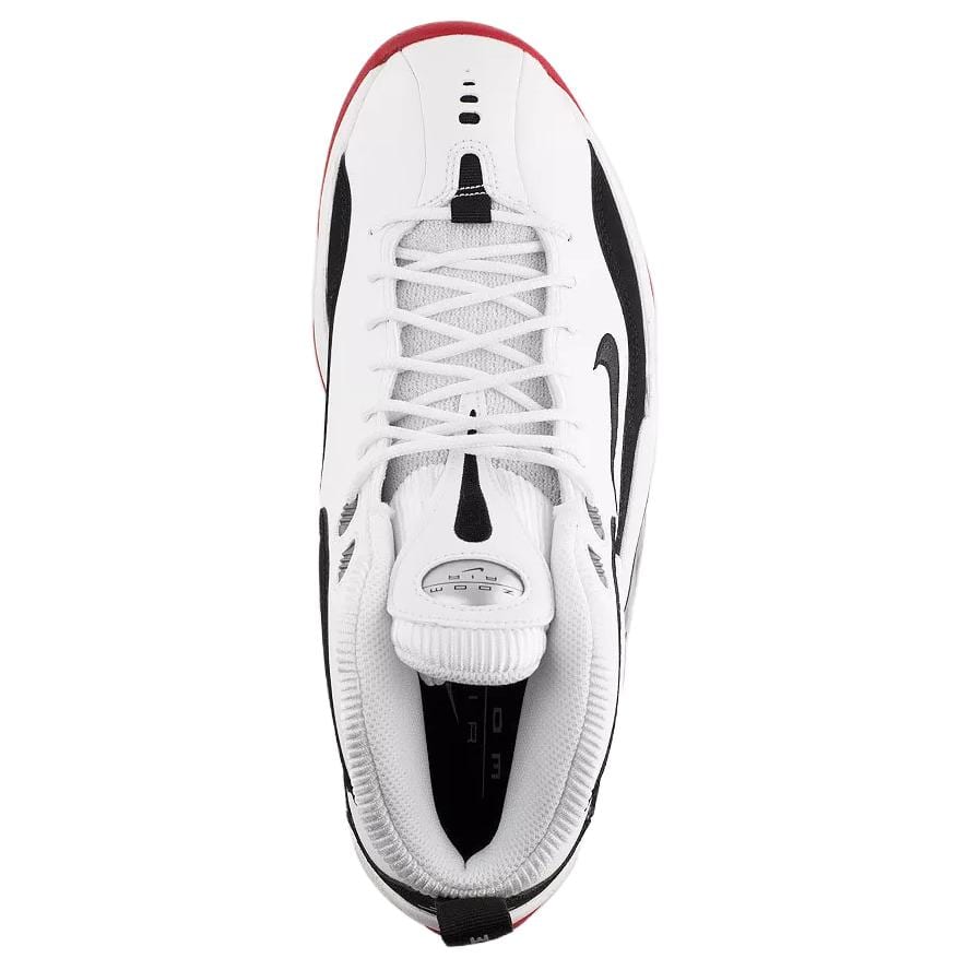 Nike Кроссовки для баскетбола Nike Zoom Hawk Flight с амортизацией и износостойкостью, средняя высота, унисекс, Белый Черный Красный 805272-100