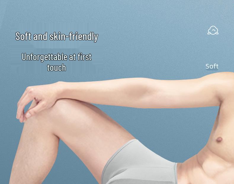 Men's Wash-Free Disposable Polyester Cotton Travel Briefs - Plus Size Four-Corner Shorts