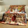 Religious Artwork with Jesus and AngelsFlannel blanket for bedroom, living room, sofa, and nap