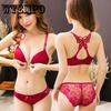 Bra Sets Women Seamless Bra Front Closure Lace Push Up Bra Panties