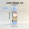 1PC Floral Sheep Cartoon Graphic,750ml Color Plastic Sports Water Bottle,Leakproof Flip Straw Lid,Suitable for Sports Office Home Use
