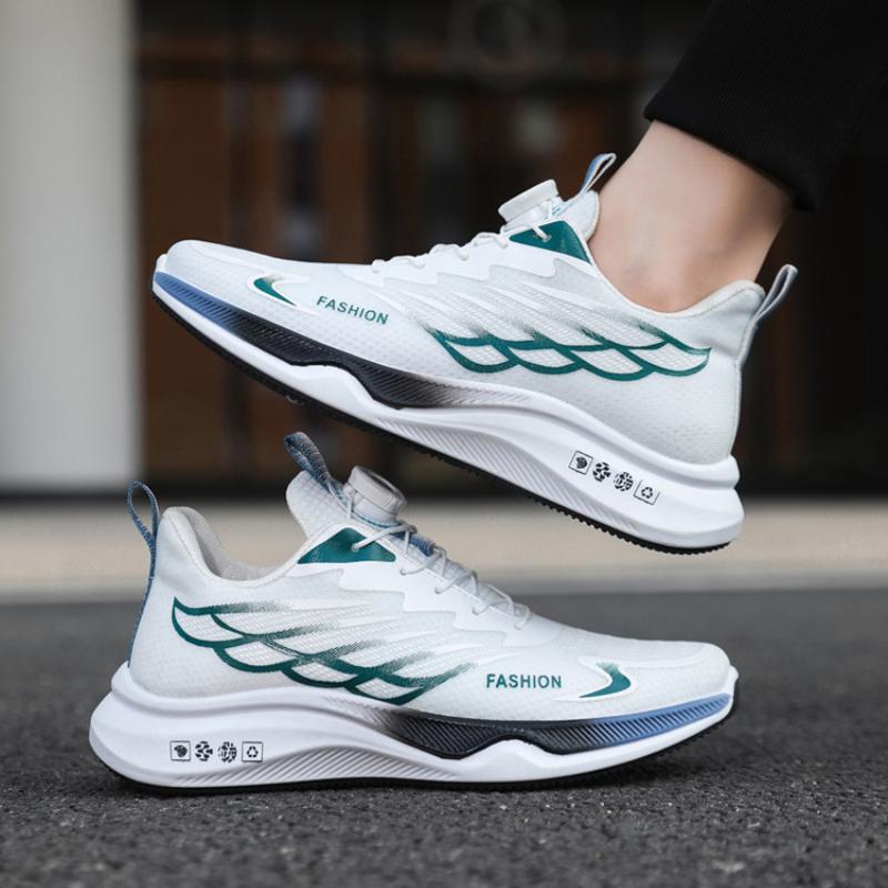 Мужская спортивная обувь с вращающейся пряжкой, осенняя дышащая сетчатая спортивная обувь для отдыха Forrest Gump, универсальная спортивная повседневная обувь