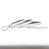 Casual Ladies Leather Thin Belt With Minimalist Knot Design And Alloy Closure