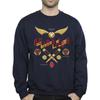 Harry Potter Mens Quidditch Golden Snitch Sweatshirt