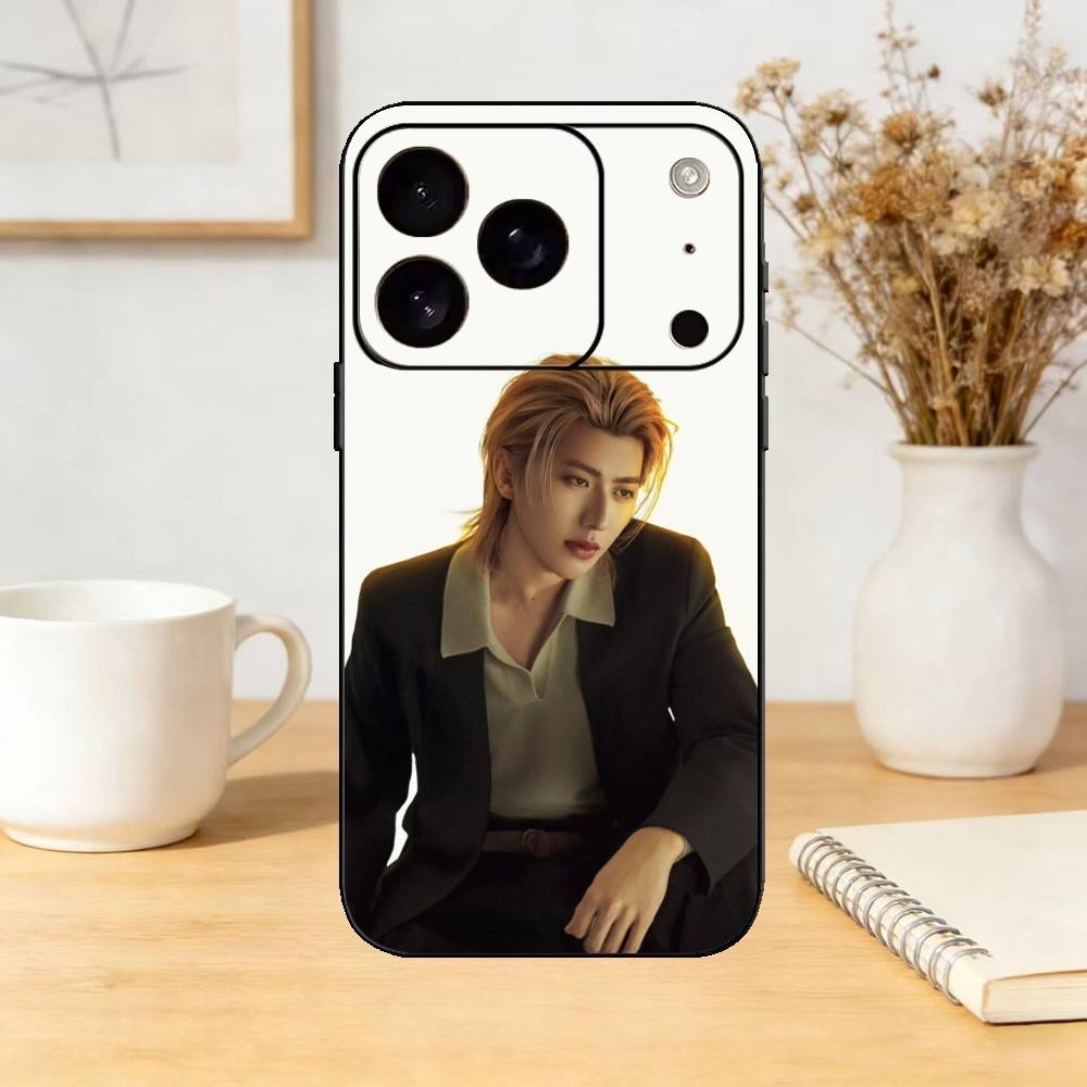 Чехол для телефона KUN Cai Deadman для iPhone 17,16,15,14,13,12,11 Plus,Pro Max,SE4 Мягкий силиконовый черный чехол