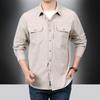 Новая уличная быстросохнущая рубашка с длинным рукавом, весенне-осенний комплект с множеством карманов, тонкая рубашка, не требующая глажки