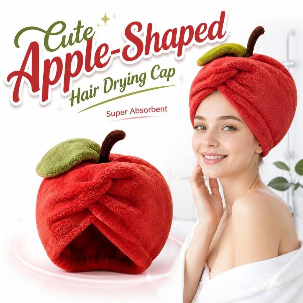 Super Absorbent Shower Bath Cap Thickened Absorbent Hair Cap For Bath Time