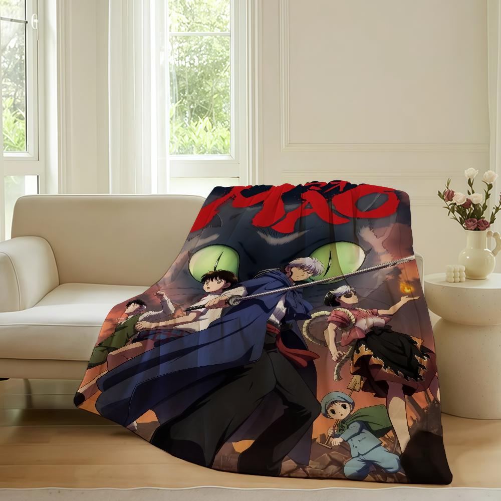 Classic M-Mao Comic New Blanket Warm Soft Suitable For Bedroom Sofa Bed Living Room Office Travel Camping Gifts