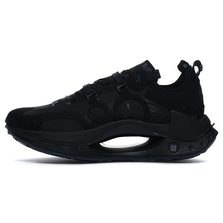 Li-Ning Advanced Sports Series Fabric Shock Absorption Non-Slip Wear-Resistant Lightweight Rebound Low-Top Sports Casual Shoes Men Sneakers ALFS203-1