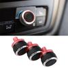 3 Pack Air Conditioning Control Knobs Button For 206 207 Enhancing Driving Experience Efficient Temperature Management