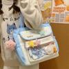 Sweet Student Crossbody Bag Large Capacity Y2K Anime Display Bag Cartoon Shoulder Ita Bag  School