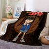 1pc Detective Conan Mystery Case flannel Blanket for Super Soft Cute Comfort Blanket for Travel Bedding Couch Sofa Blanket Y7238