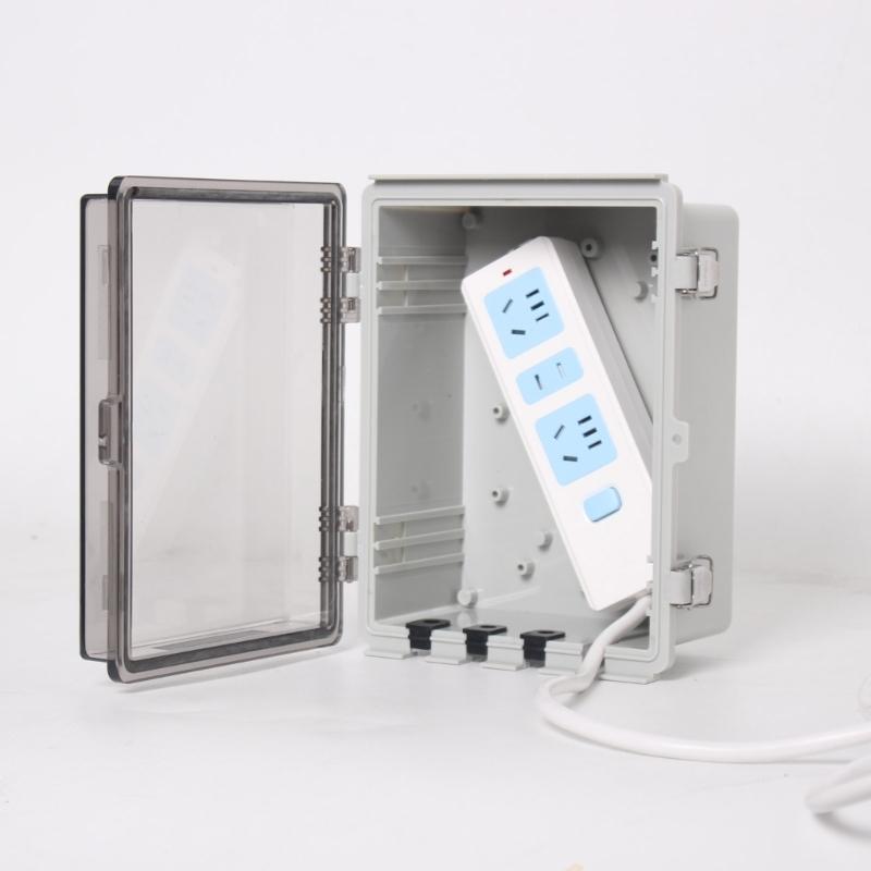 Electrical Enclosure Plastic Outdoor Electrical Connection Box Waterproof Power Box Indoor Wire Shell Easy to Install