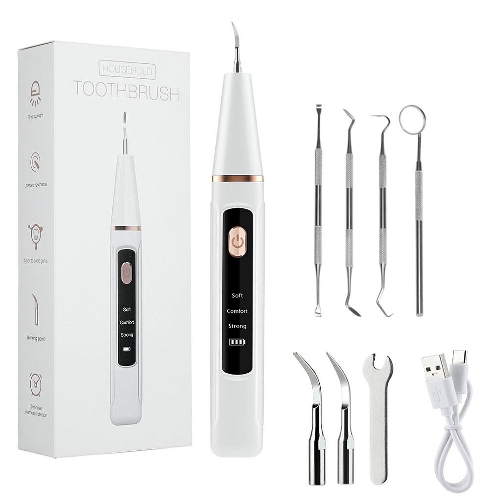 Ультразвуковой стоматологический скалер, электрический звуковой очиститель зубного налета, удаление зубного камня, зубного камня, пятен на зубах, удаление зубного камня